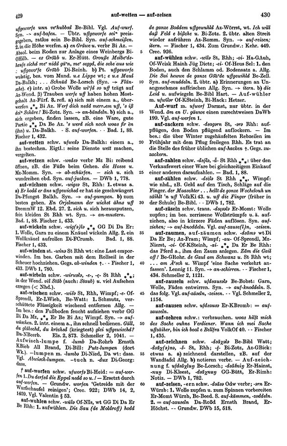 Page View: Volume 1, Columns 429–430