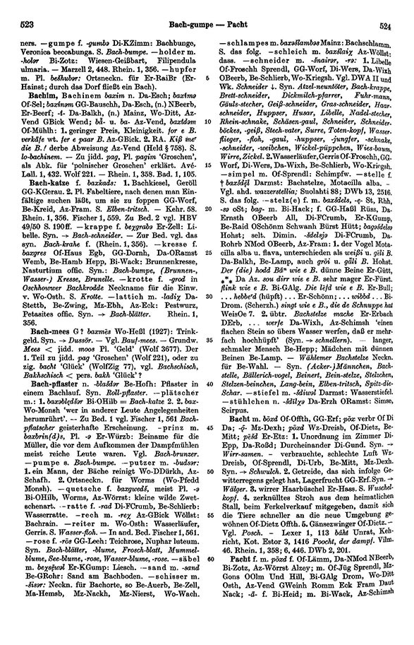 Click to enlarge Page View: Volume 1, Columns 523–524