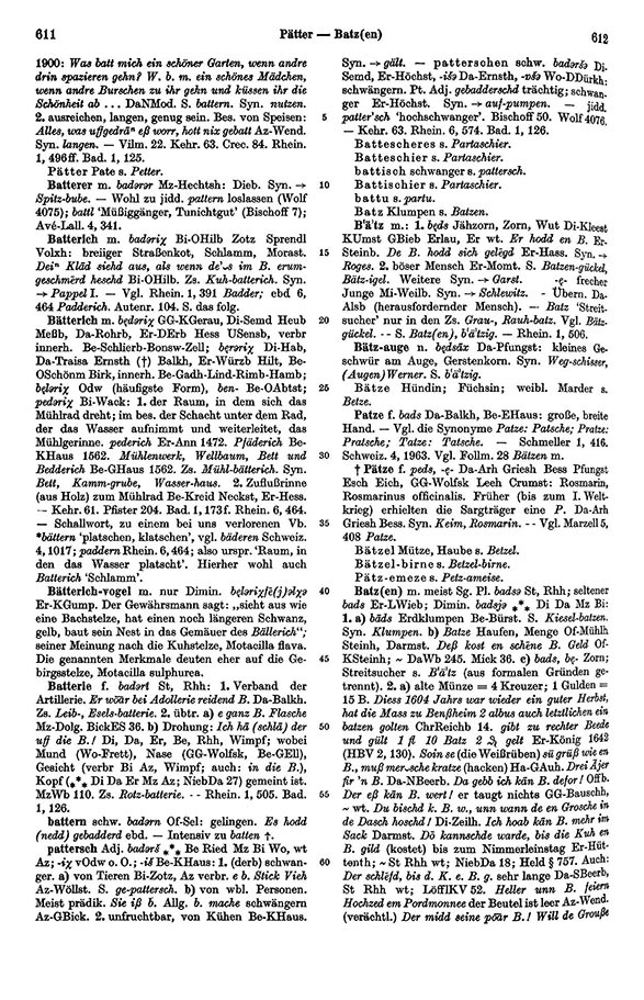 Zum Vergrößern bitte klicken Seitenanzeige: Band 1, Spalten 611–612