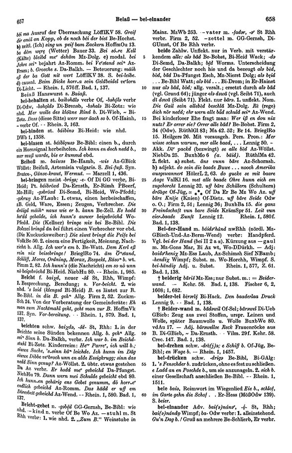 Click to enlarge Page View: Volume 1, Columns 657–658