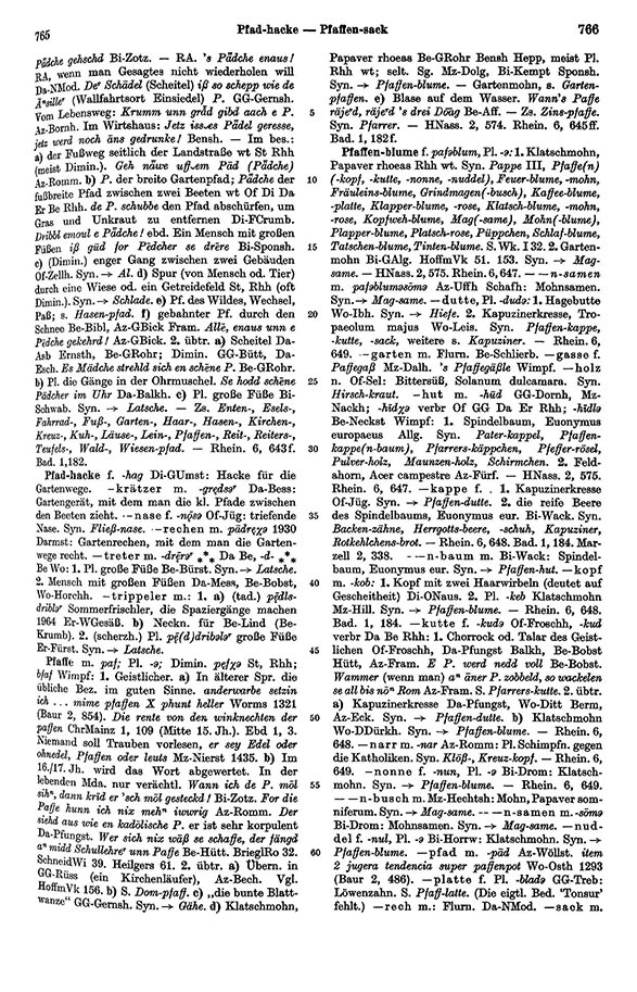 Click to enlarge Page View: Volume 1, Columns 765–766