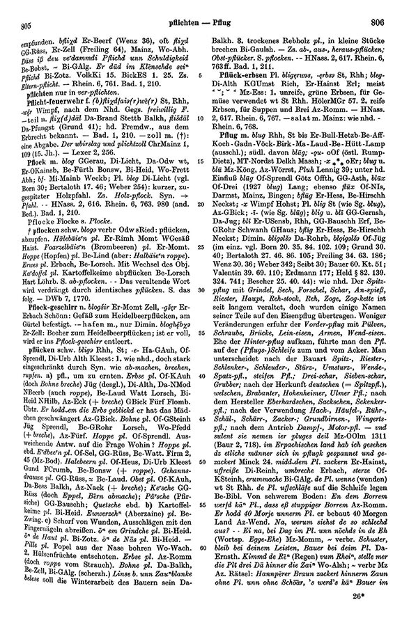 Click to enlarge Page View: Volume 1, Columns 805–806