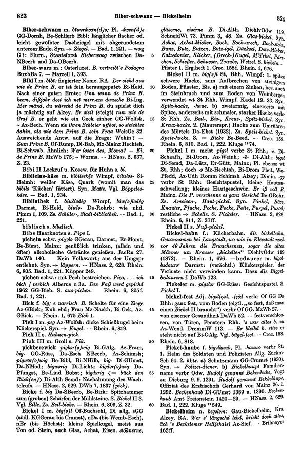 Click to enlarge Page View: Volume 1, Columns 823–824