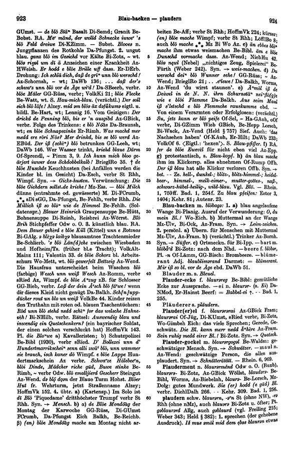 Click to enlarge Page View: Volume 1, Columns 923–924