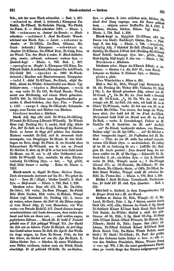 Click to enlarge Page View: Volume 1, Columns 931–932