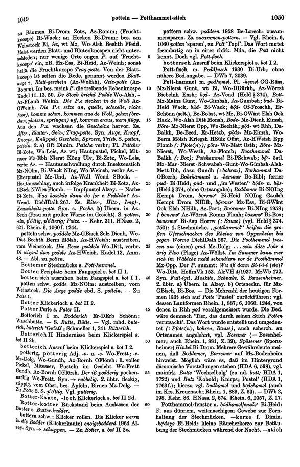 Click to enlarge Page View: Volume 1, Columns 1049–1050