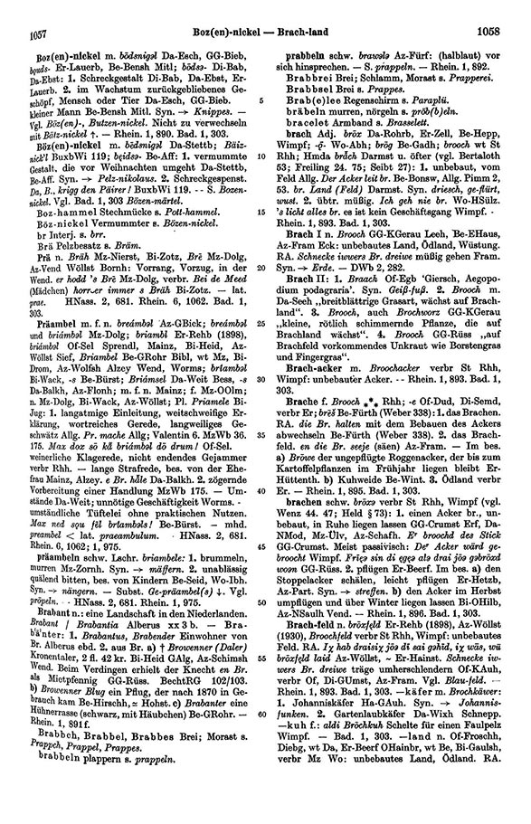 Zum Vergrößern bitte klicken Seitenanzeige: Band 1, Spalten 1057–1058