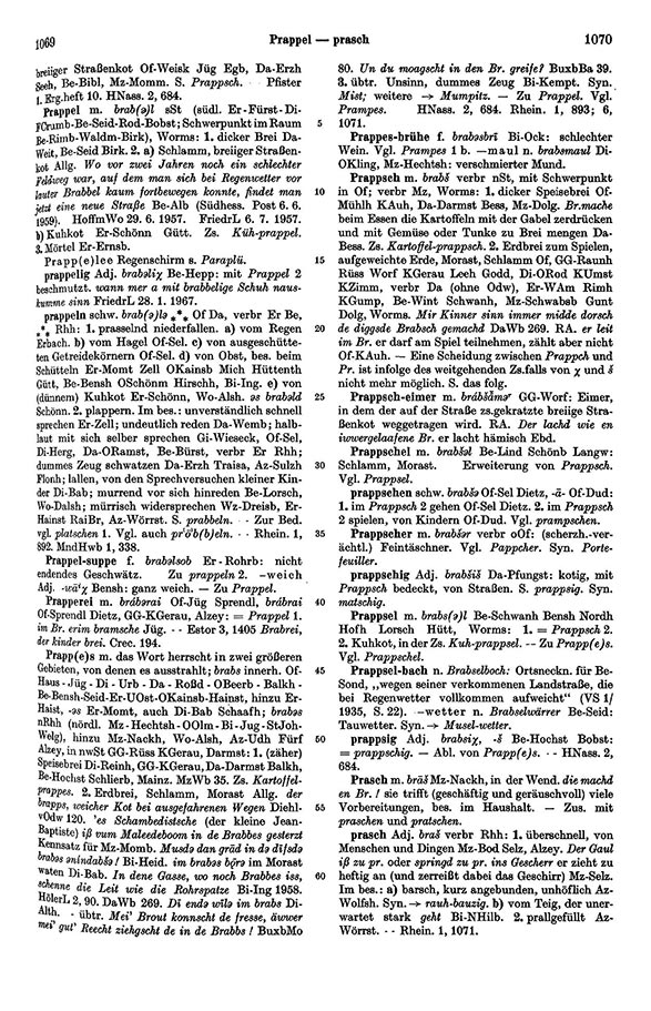 Click to enlarge Page View: Volume 1, Columns 1069–1070