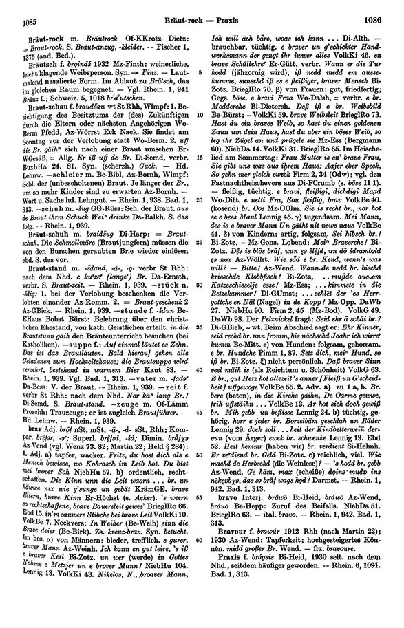 Click to enlarge Page View: Volume 1, Columns 1085–1086
