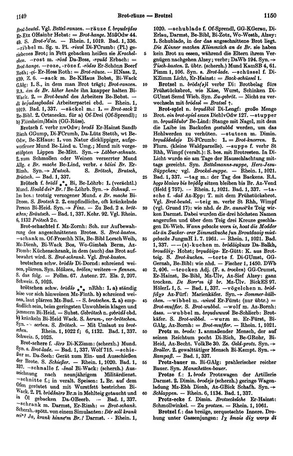 Click to enlarge Page View: Volume 1, Columns 1149–1150