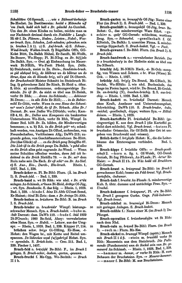 Click to enlarge Page View: Volume 1, Columns 1155–1156