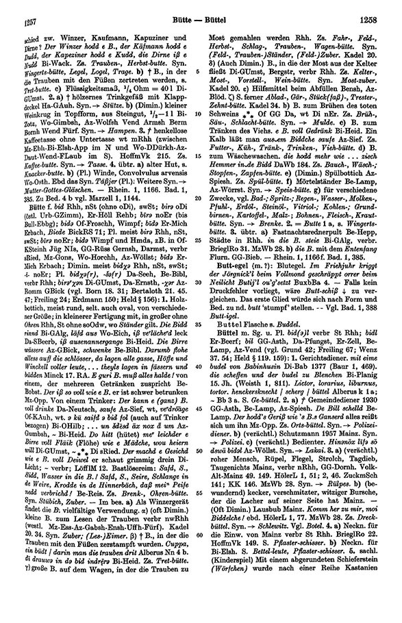 Click to enlarge Page View: Volume 1, Columns 1257–1258