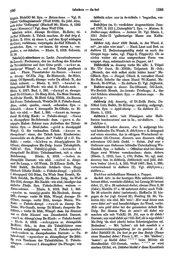 Page View: Volume 1, Columns 1285–1286
