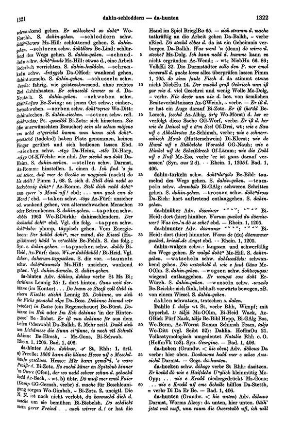 Click to enlarge Page View: Volume 1, Columns 1321–1322