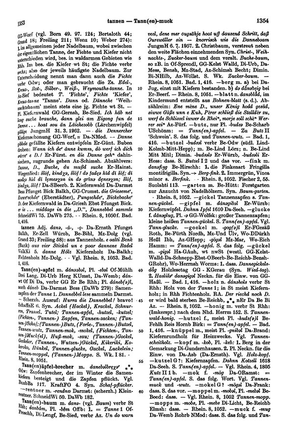 Zum Vergrößern bitte klicken Seitenanzeige: Band 1, Spalten 1353–1354