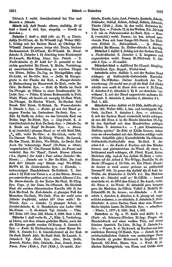 Click to enlarge Page View: Volume 1, Columns 1411–1412