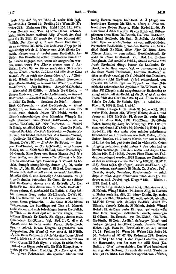 Page View: Volume 1, Columns 1417–1418