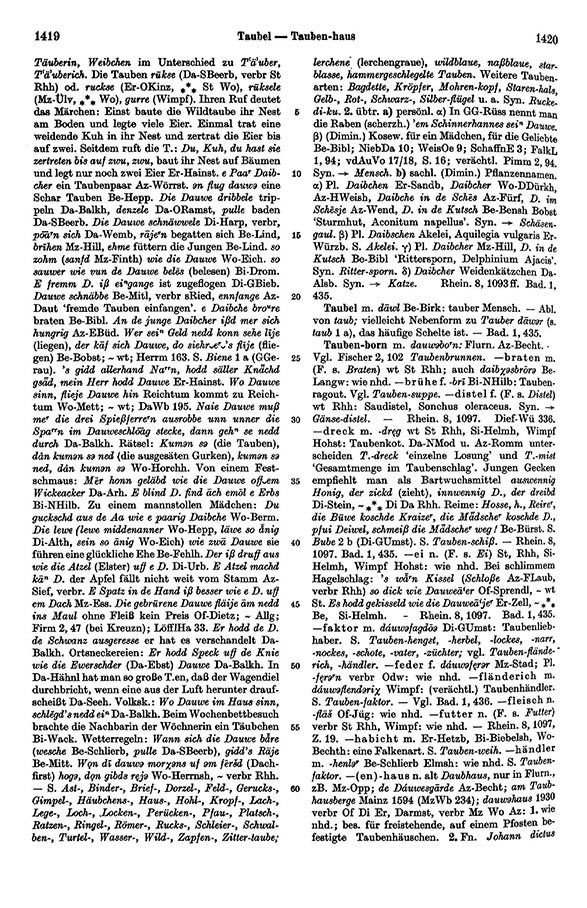 Page View: Volume 1, Columns 1419–1420