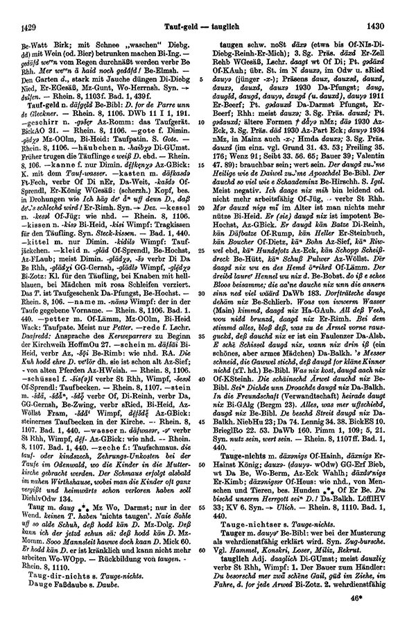Click to enlarge Page View: Volume 1, Columns 1429–1430
