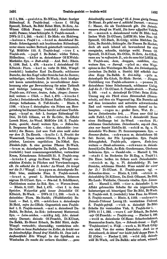 Click to enlarge Page View: Volume 1, Columns 1491–1492