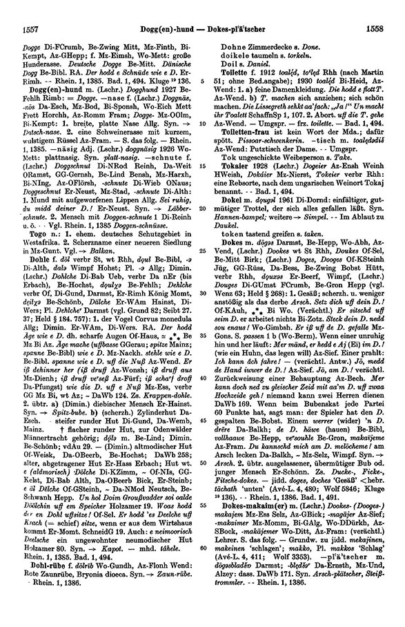Zum Vergrößern bitte klicken Seitenanzeige: Band 1, Spalten 1557–1558