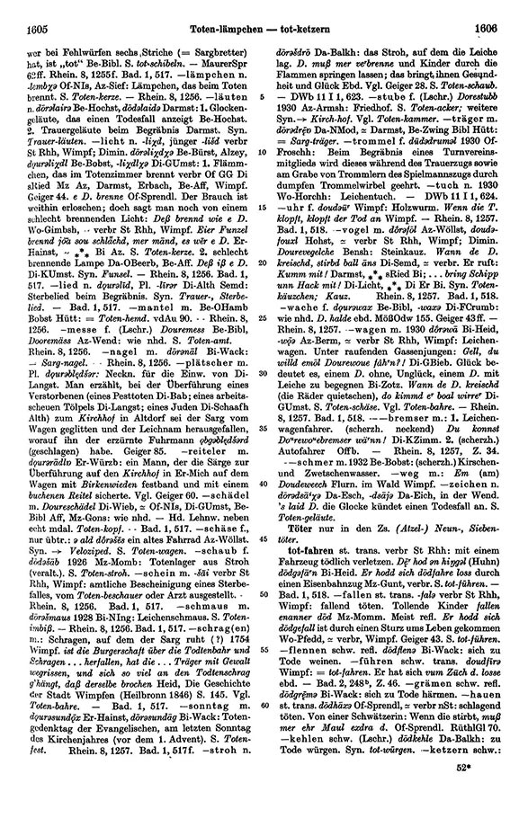 Click to enlarge Page View: Volume 1, Columns 1605–1606