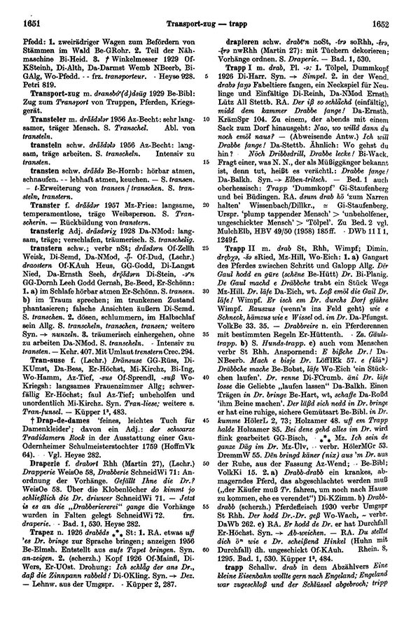 Zum Vergrößern bitte klicken Seitenanzeige: Band 1, Spalten 1651–1652
