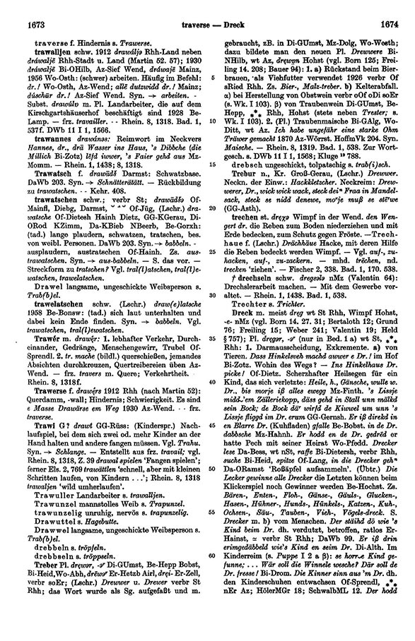Click to enlarge Page View: Volume 1, Columns 1673–1674