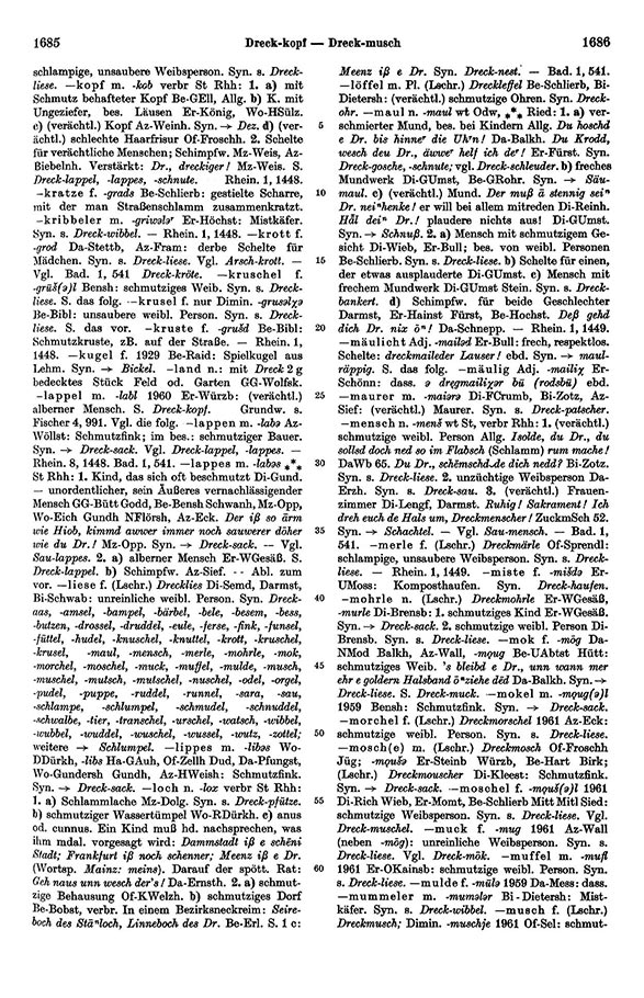 Click to enlarge Page View: Volume 1, Columns 1685–1686