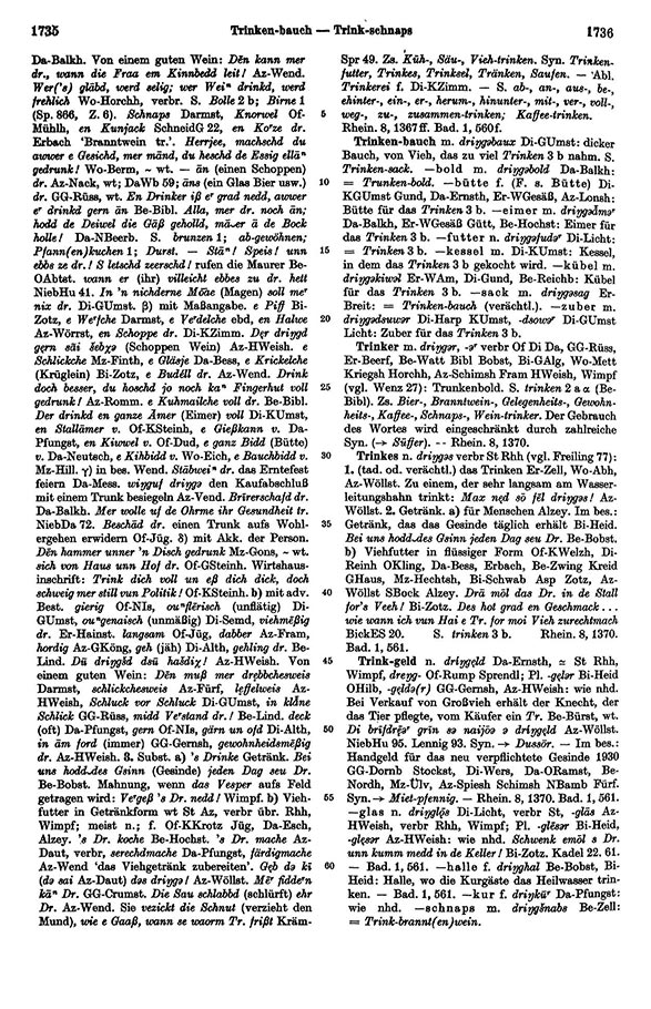 Zum Vergrößern bitte klicken Seitenanzeige: Band 1, Spalten 1735–1736