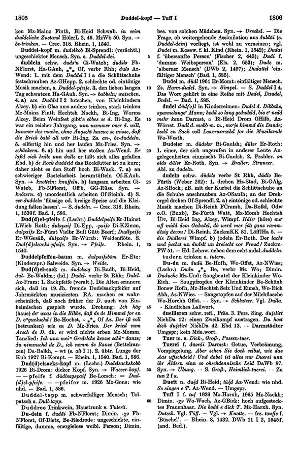 Click to enlarge Page View: Volume 1, Columns 1805–1806