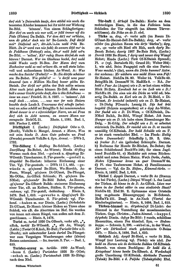 Zum Vergrößern bitte klicken Seitenanzeige: Band 1, Spalten 1889–1890