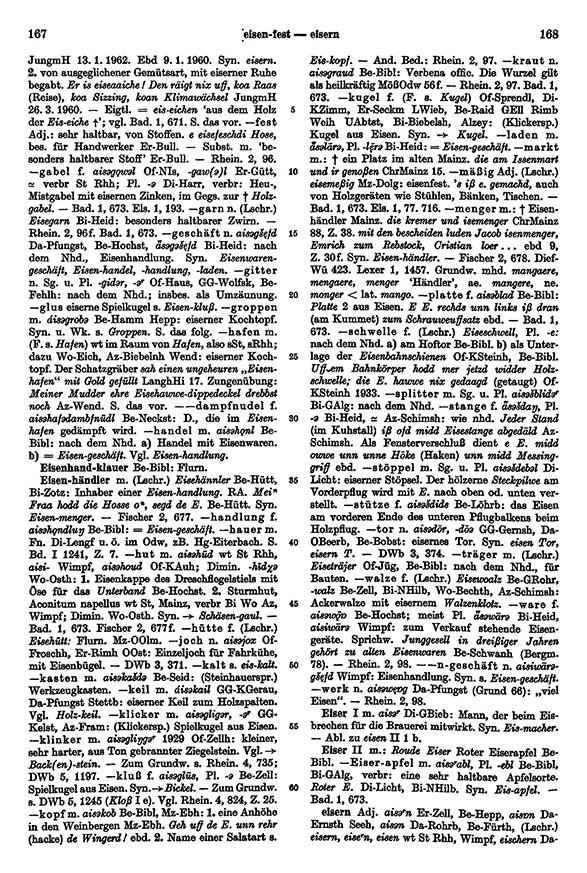 Page View: Volume 2, Columns 167–168