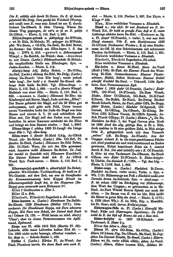 Click to enlarge Page View: Volume 2, Columns 191–192