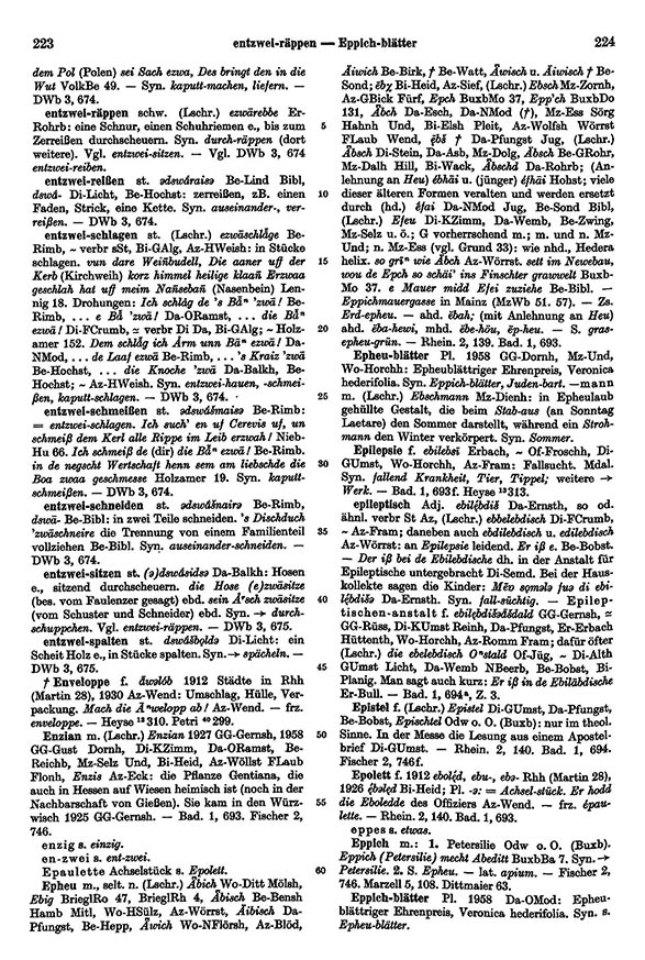 Click to enlarge Page View: Volume 2, Columns 223–224