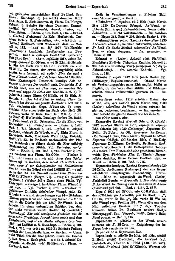 Click to enlarge Page View: Volume 2, Columns 281–282