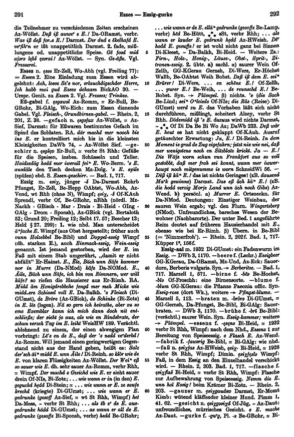 Page View: Volume 2, Columns 291–292