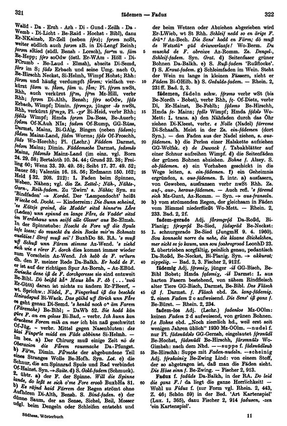 Zum Vergrößern bitte klicken Seitenanzeige: Band 2, Spalten 321–322