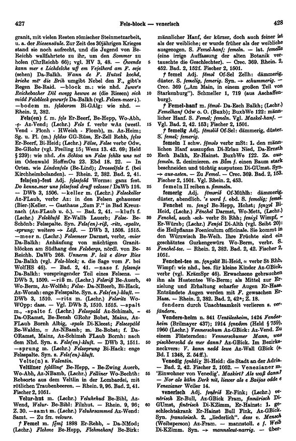 Click to enlarge Page View: Volume 2, Columns 427–428