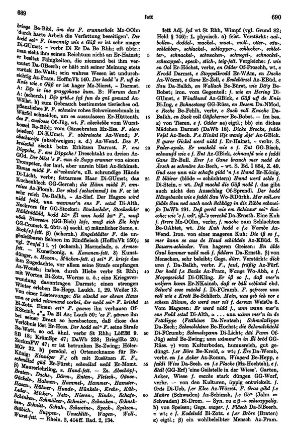 Click to enlarge Page View: Volume 2, Columns 689–690