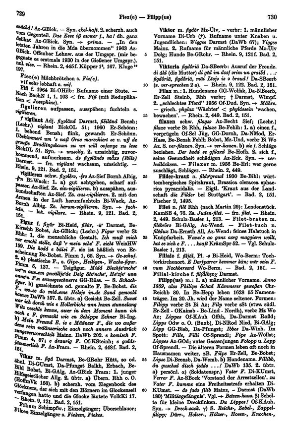 Click to enlarge Page View: Volume 2, Columns 729–730