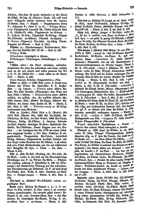 Seitenanzeige: Band 2, Spalten 731–732