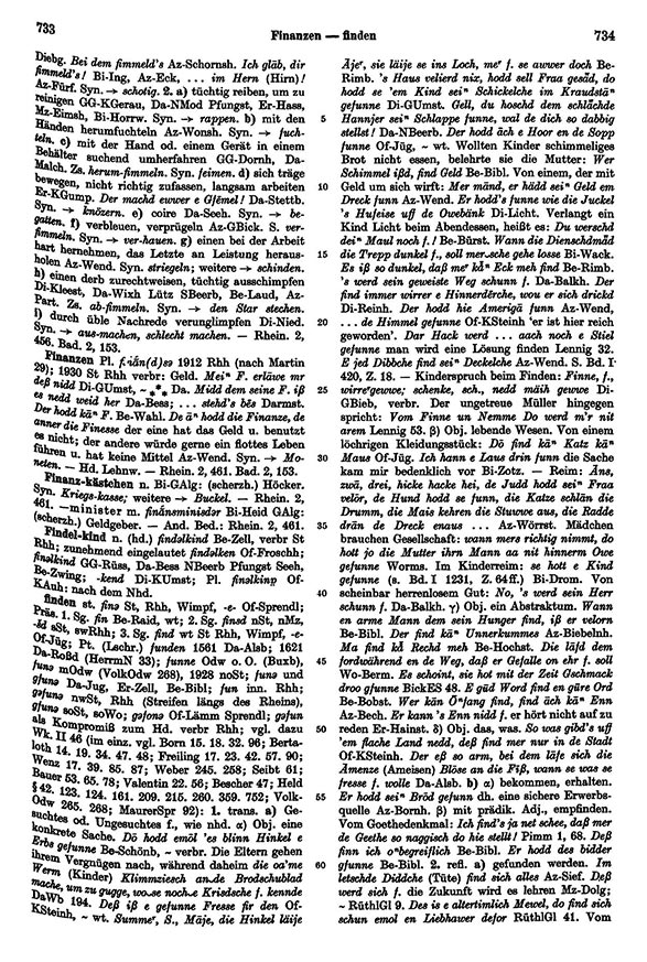 Seitenanzeige: Band 2, Spalten 733–734