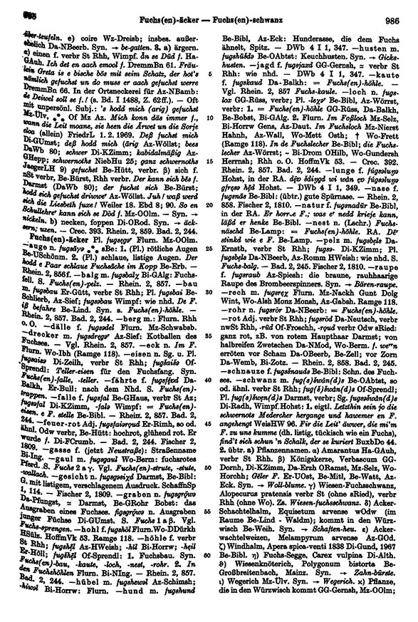 Click to enlarge Page View: Volume 2, Columns 985–986