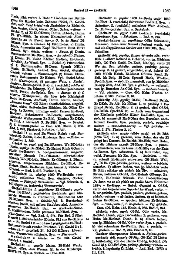 Click to enlarge Page View: Volume 2, Columns 1049–1050