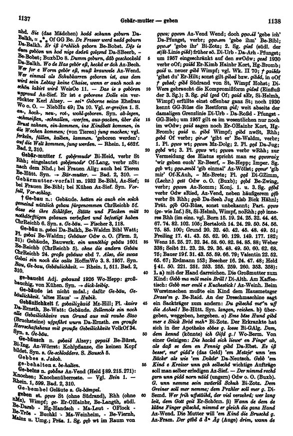 Zum Vergrößern bitte klicken Seitenanzeige: Band 2, Spalten 1137–1138