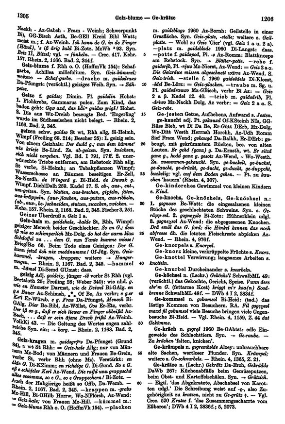 Zum Vergrößern bitte klicken Seitenanzeige: Band 2, Spalten 1205–1206