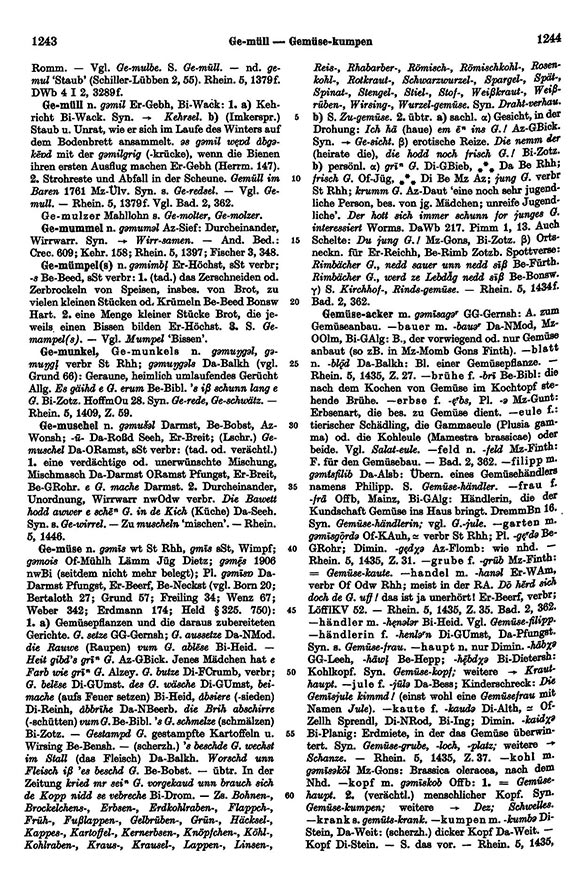 Click to enlarge Page View: Volume 2, Columns 1243–1244