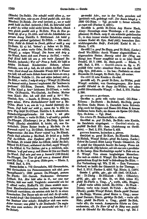 Zum Vergrößern bitte klicken Seitenanzeige: Band 2, Spalten 1269–1270