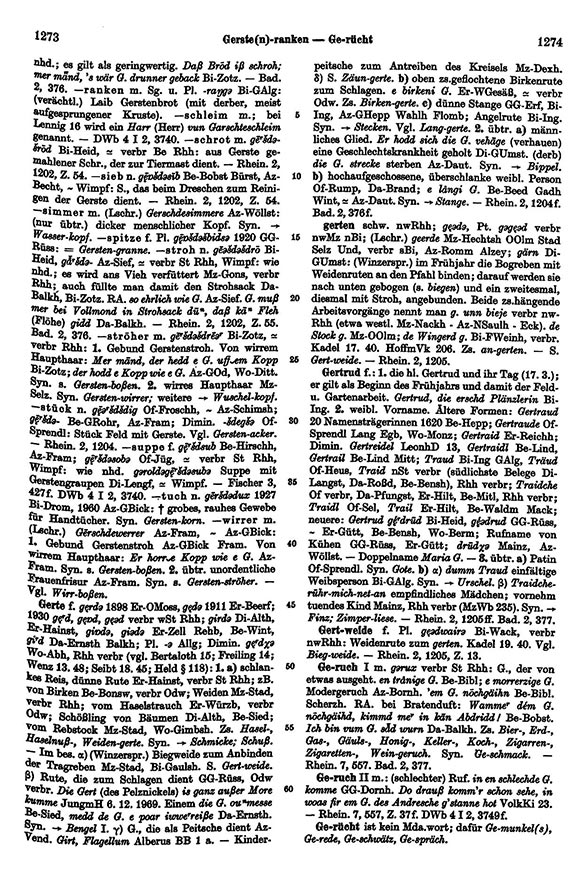 Zum Vergrößern bitte klicken Seitenanzeige: Band 2, Spalten 1273–1274